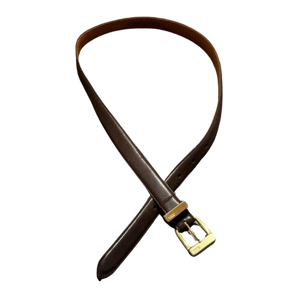 Ralph Lauren leather brass buckle medium